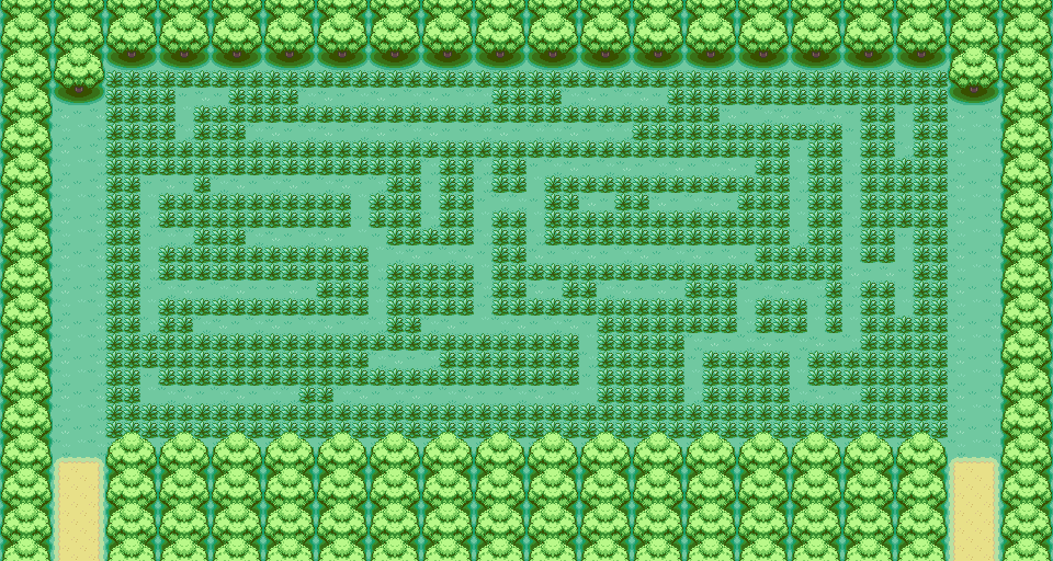 Pokémon Rouge Feu et Vert Feuille > Labyrinthe d'O
